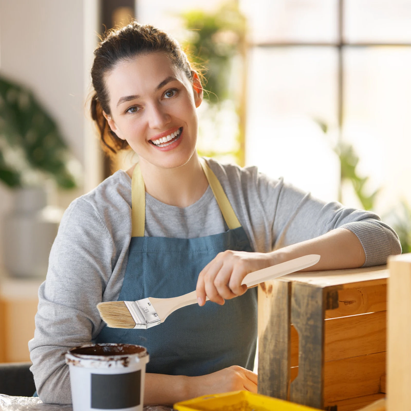 

3 шт., кисть с изогнутой головкой, пластиковая щетина для настенной угловой мебели, масляные пятна, многофункциональный инструмент для рисования, портативный многоразовый инструмент