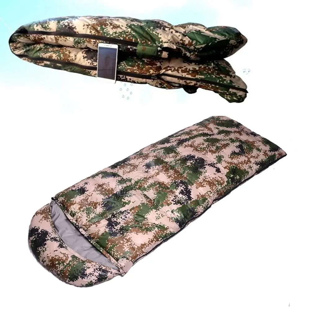 

Lightweight Winter Autumn Duck Down Sleeping Bag Waterproof 400g-2000g Adult Sleeping Bag Thermal Warm Tent Sack Hiking