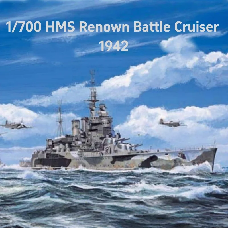 TRUMPETER 1/700 HMS Renown Battle Cruiser Plastic Assembly Puzzle Model