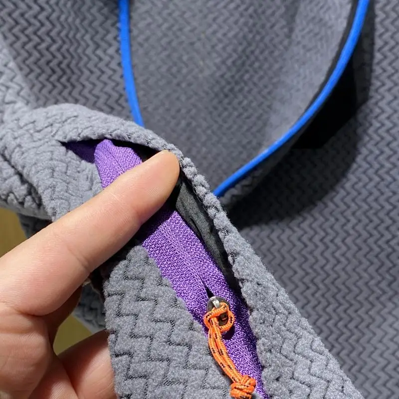 Warm Fce Hoodie Outdoor Men's Jaet Breathable Skin-friendly Autumn Winter Thermal Sweatirt Zipper Closure Stand Fit