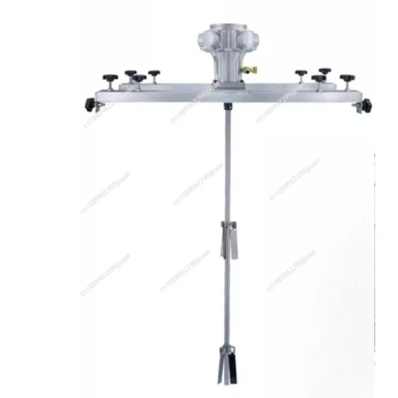 High Quality Pneumatic 1 Ton Air Agitator IBC Tank Mixer Machine 1000L Commercial Barrel Drum Stirer with Support Hanger
