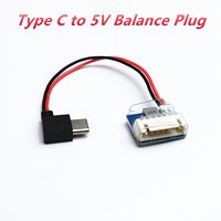 Type C to 5V Balance Plug Power Cable Charging Cable for GoPro Hero 6/7/8/9/10 for FPV drone part