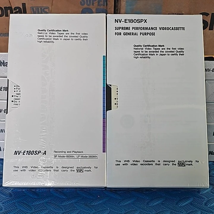 1pcs For panasonic national nv-e180 sp-a spx vhs new unopened video tape video tape