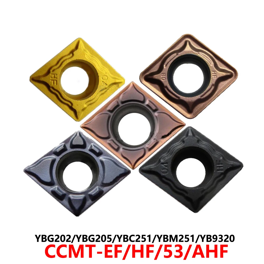 

Original CCMT CCMT060202 CCMT060204 CCMT09T304 CCMT09T308 CCMT120404 CCMT120408 EF HF YBG202 YBC251 YBM251 Carbide Inserts Blade