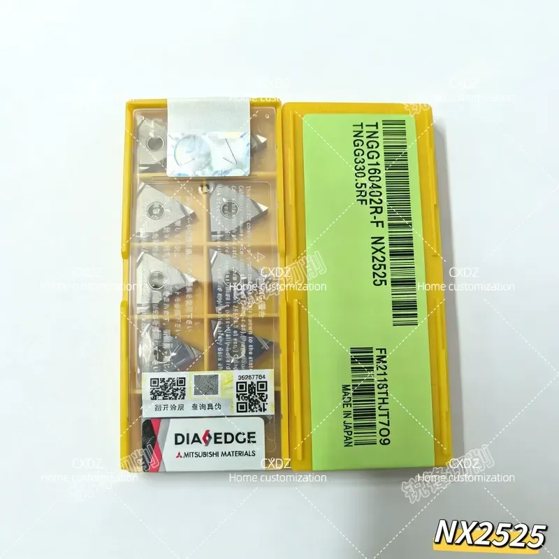 10pcs TNGG160402R 160404L-F VP15TF Triangular CNC Turning Inserts for Stainless Steel