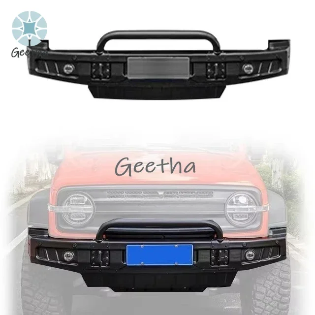 

FORNew Design Off Road Exterior Accessories Carbon Steel Bronco Style Front Bumper For GWM Tank 300