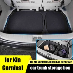 for Kia Carnival Sedona KA4 2021 2022 car tailgate trunk storage storage finishing ABS injection molding storage box