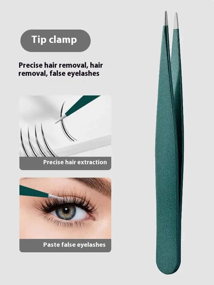 Stainless Steel 2/4Pc Eyebrow Tweezer Set Precise Facial Hair Remover Professional Eyelash Clip Multifunction Beauty Makeup Tool