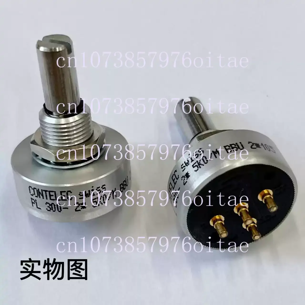 Contelec 4BM PL300-2X5K0/M 4-pin Potentiometer Angle Displacement Sensor