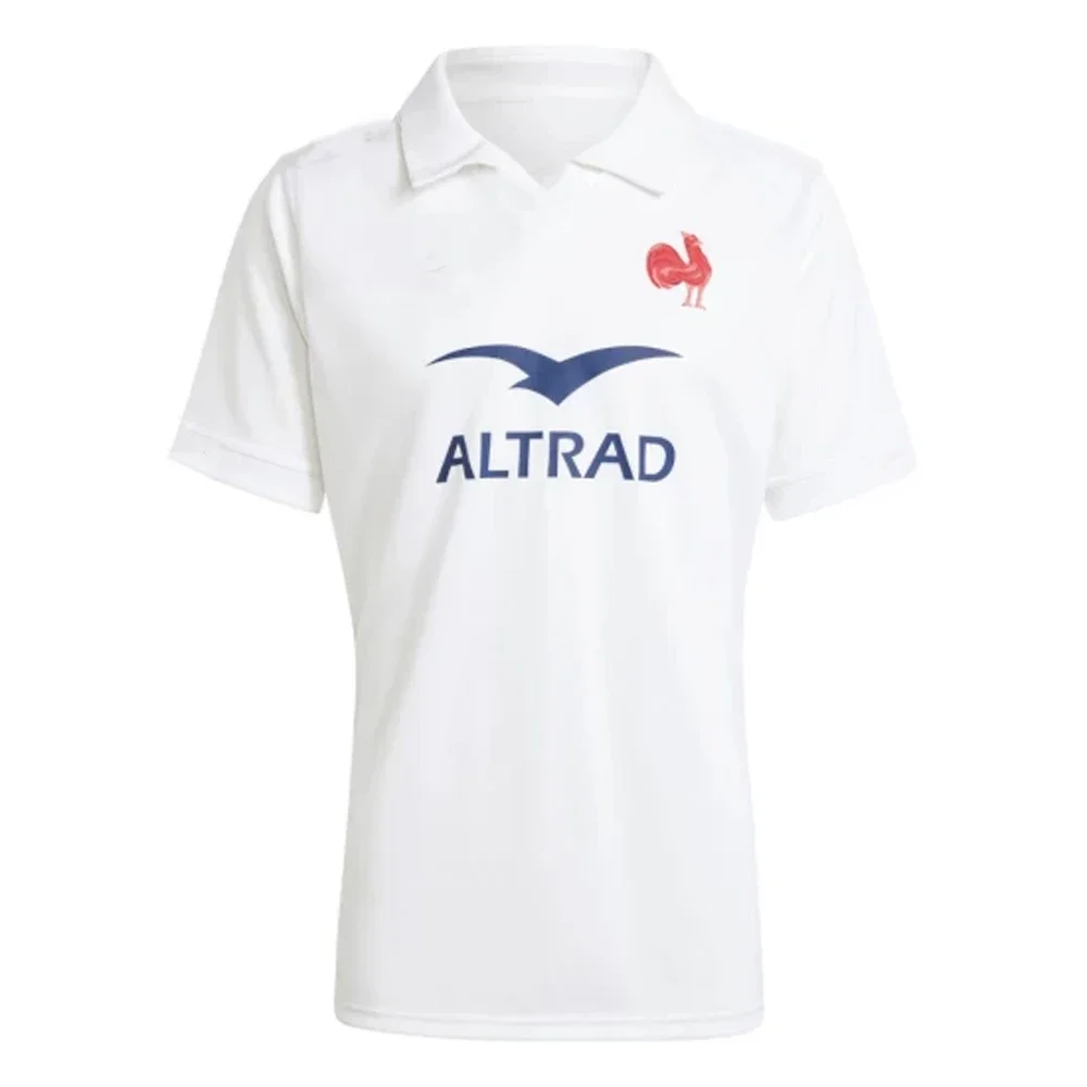 

2025 FFR XV Mens Away Top 14 Rugby Camiseta de rugby de manga corta para hombre Entrenamiento de rugby Uniforme de gran Jersey