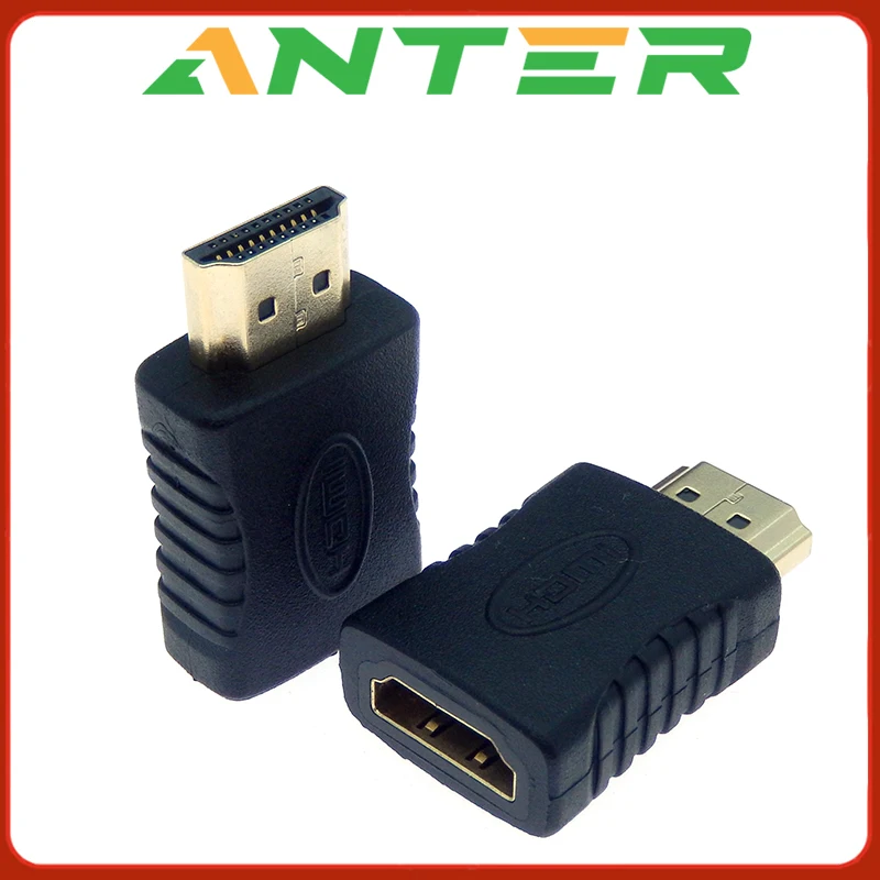 Hdmi-compatible 180-degree right Angle adapter Female to Male HDMI elbow connector