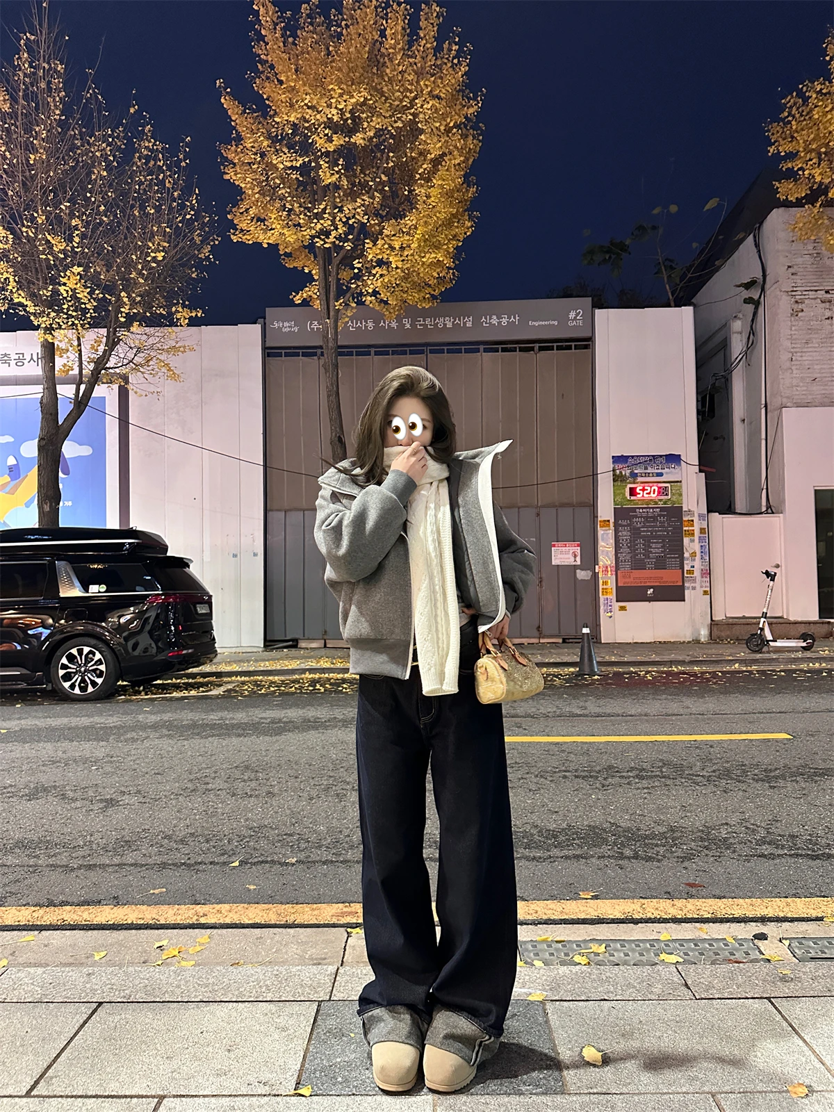 

High Waist Wide Leg Jeans Women's Winter Fleece Lined Straight Cut Blue Denim Pants High Waist Long Trousers Straight Leg Jeans