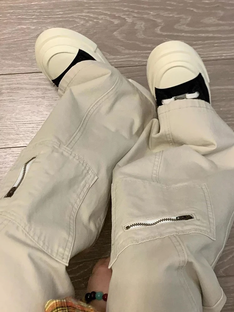 Plus Size American Sle Bell Bot Workwear Jeans Damen Frühling Sommer Lose Hohe Taille Schlanke Gerade Bein Bodenlange Hosen