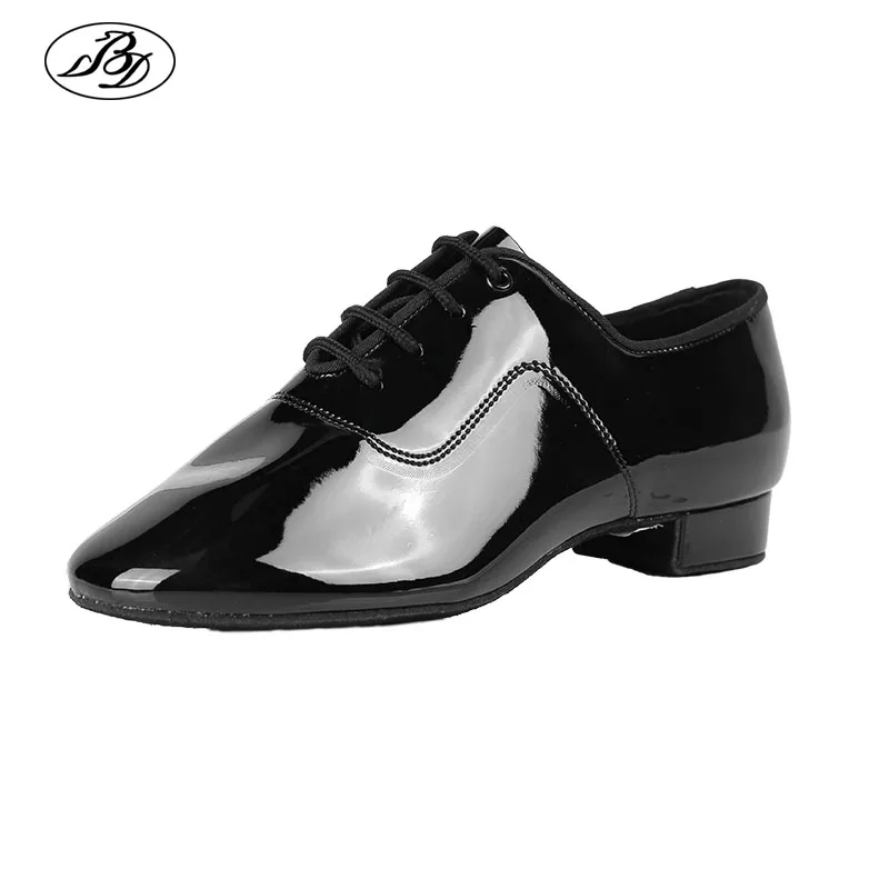 Boys Standard Dance Shoes BD702 Black Straight Dance Shoes Dancesport  Shoes Ballroom Dance Shoe  Waltz Tango Foxtrot Quickstep