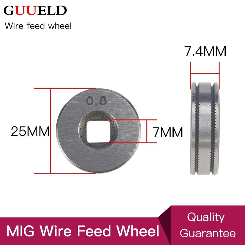 Wire Feeder Wheel Roller 0.8mm 1.0mm 1.2mm Double Size MIG Welder Welding Wire Feeding Machine