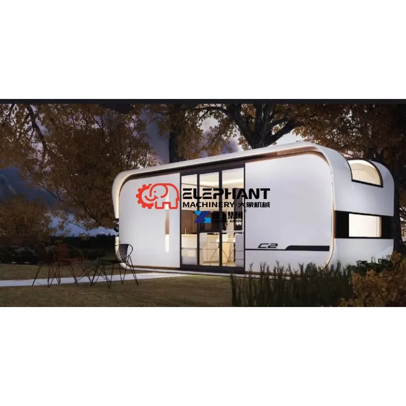 Prefabricated House Pod Prefab Capsule Hotel Room Sleeping Apple Pod Cabin Capsule House Hangfa Apple Warehouse with Bedroom