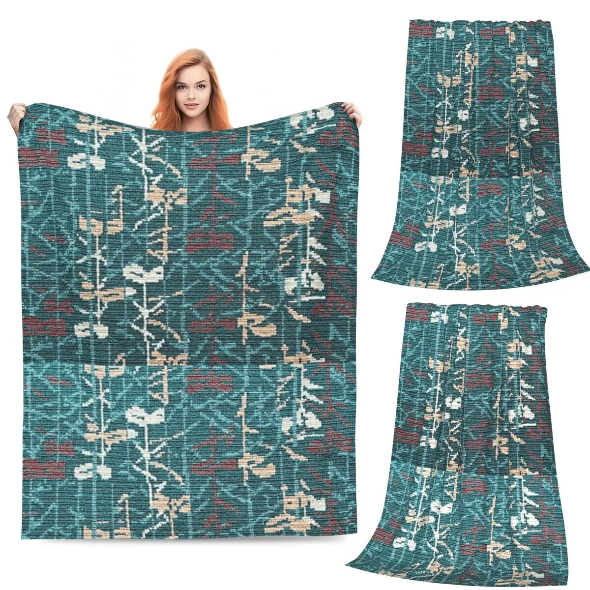 

MCO Orlando International Airport Carpet Blanket Fleece Sofa Throw Blanket for Couch Bedding Outdoor Throws Bedspread Quilt