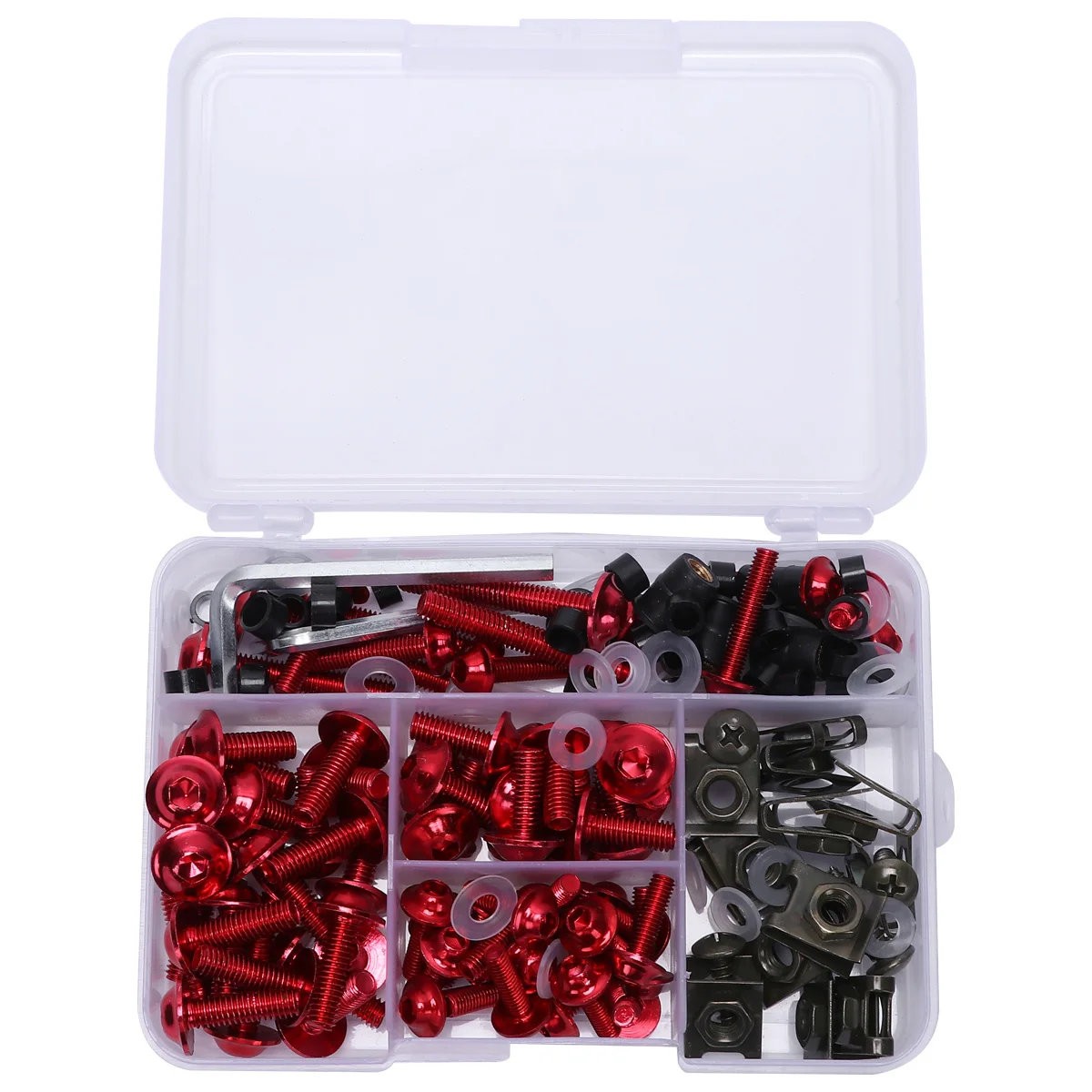 177 pezzi kit dado bullone vite carenatura moto durevole resistente alla corrosione protegge pannelli parabrezza moto sportivo