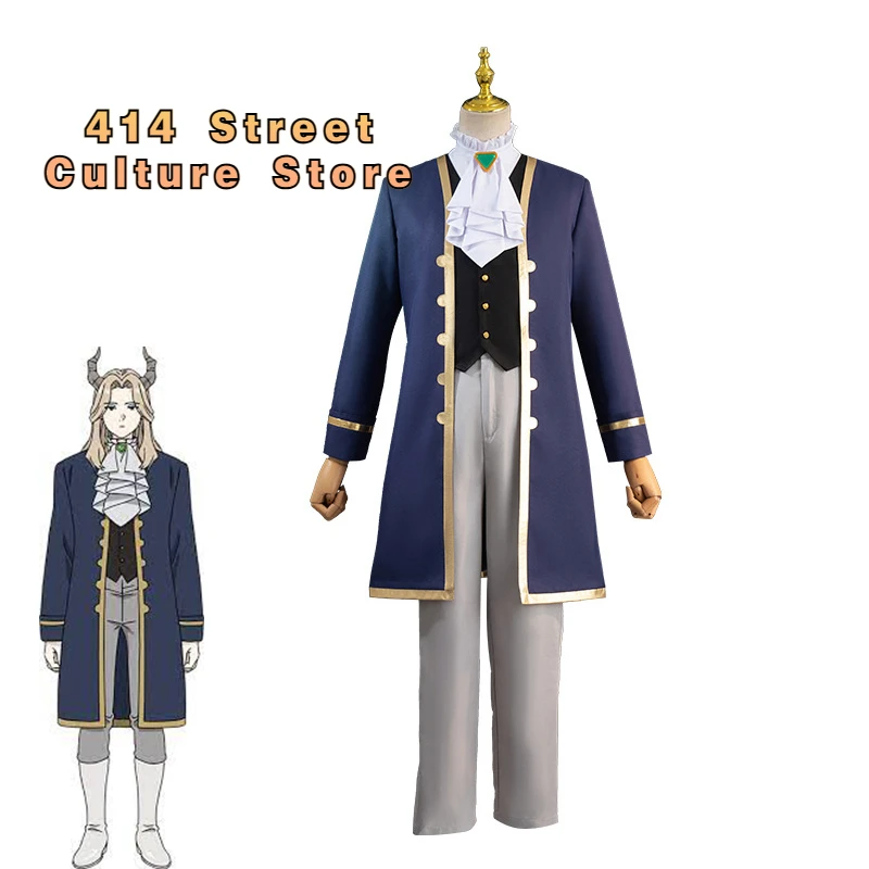 

Anime Sousou No Frieren Lügner Cosplay Costume Frieren Beyond Journey's End Demon Lugner Men Uniform Halloween Suit