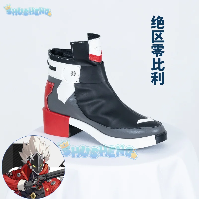 

Game Zenless Zone Zero Billy the Kid Cosplay ZZZ Shoes Boots Halloween Party Carnival Role Play Outfit Prop