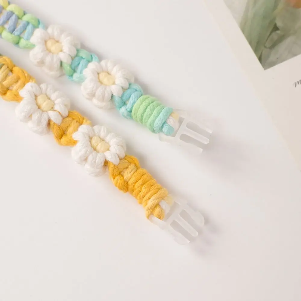 

Hand-woven Flower Water Bottle Handle Coffee Milk Tea Cup Strap with Adjustable Hand Strap Cup Carrying Strap Leakproof
