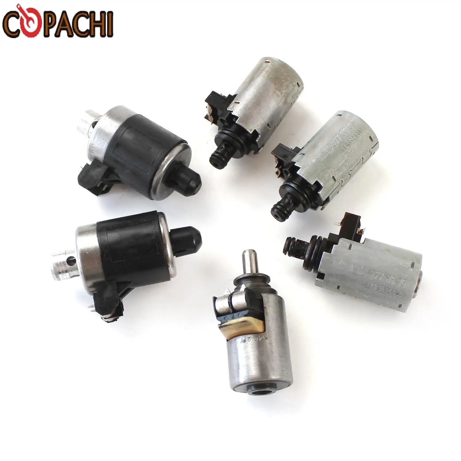 

722.6 1402770035 1402770098 A1402770035 6Pcs Solenoids 5-Speed Automatic Transmission Valve for Mercedes Benz S320 S350 S420