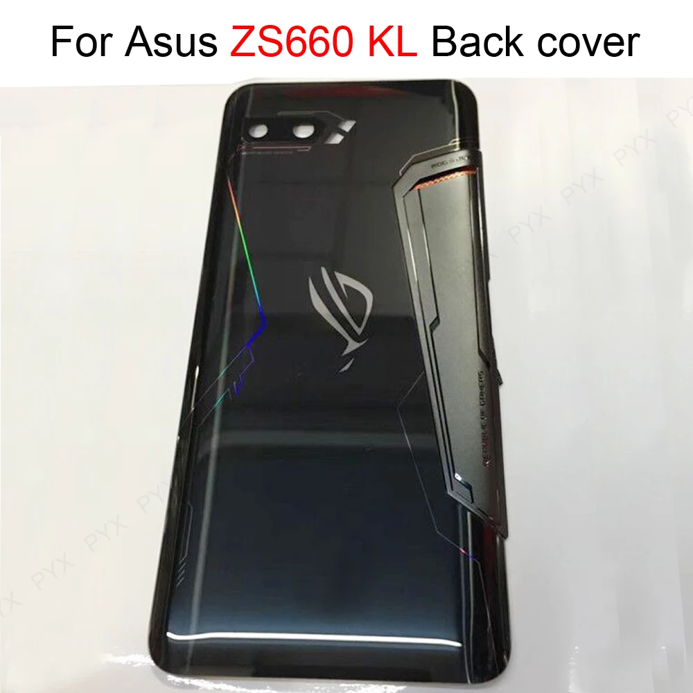 Back cover For Asus ROG phone 2 ZS660KL Battery Cover Door Rear Glass Housing Case For Asus ZS660KL I001D Battery Cover