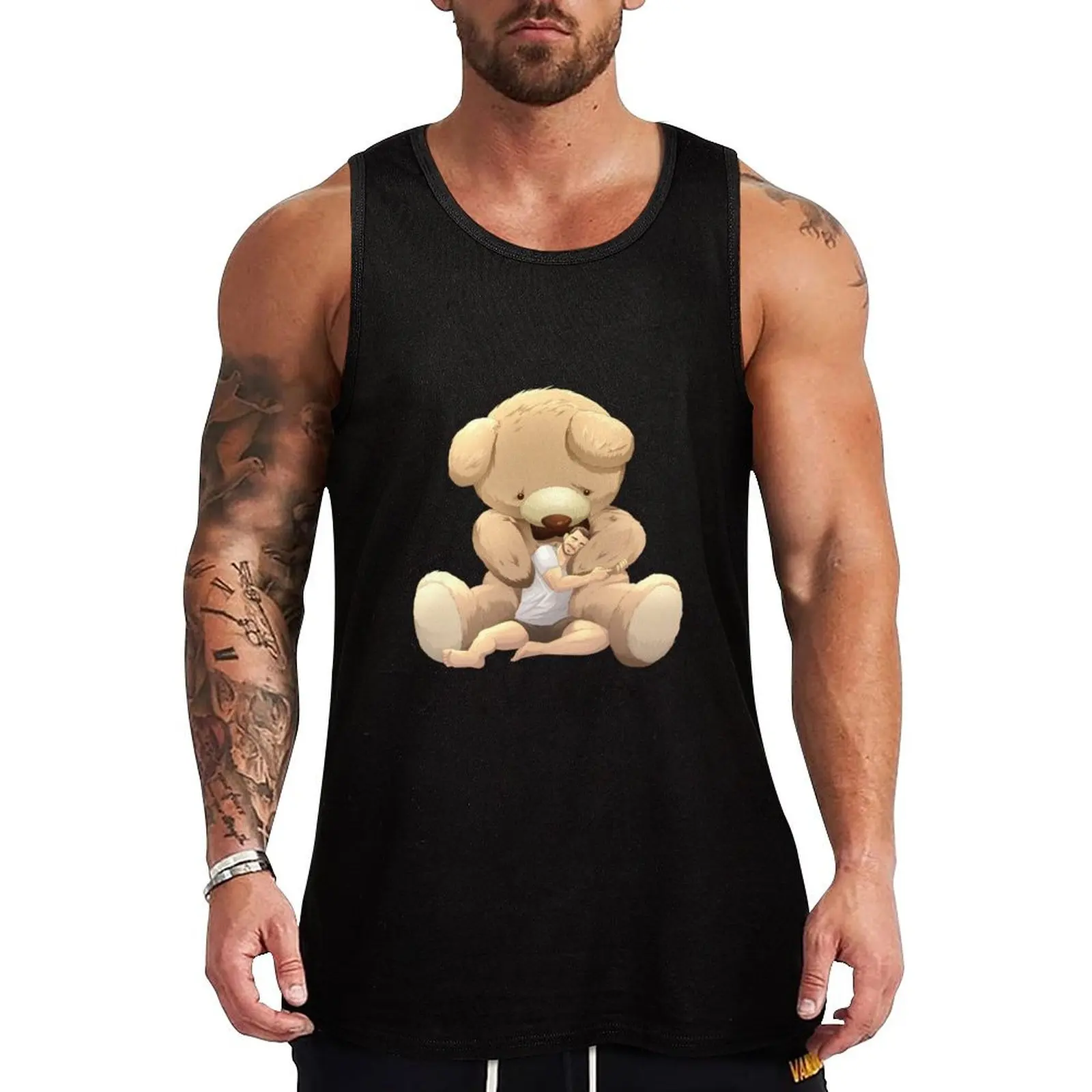 Bear hug Tank Top männliche Weste Männer Fitness artikel Kleidung Männer