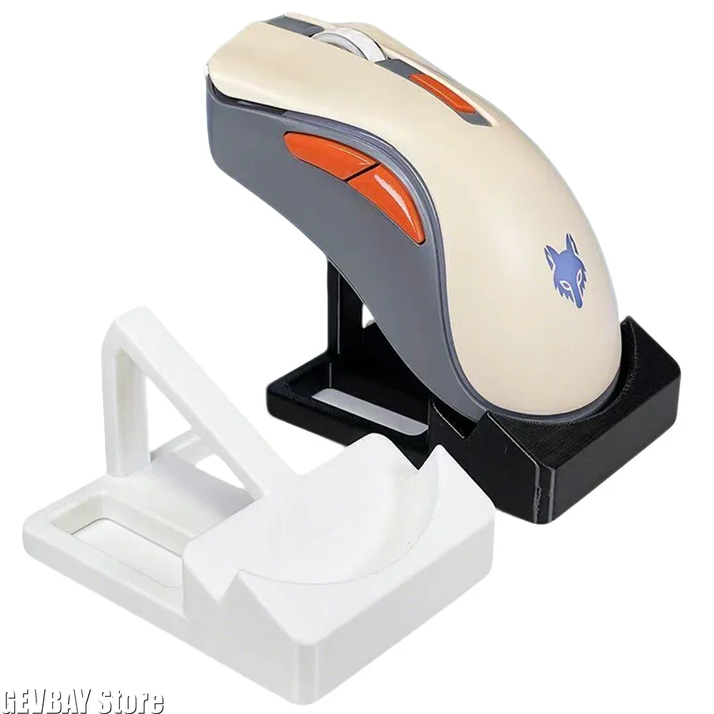 Universal 3d Printed Mouse Holder Display Stand for Bluetooth Wireless Gaming Mouse Cordless Logitech Razer Lenovo