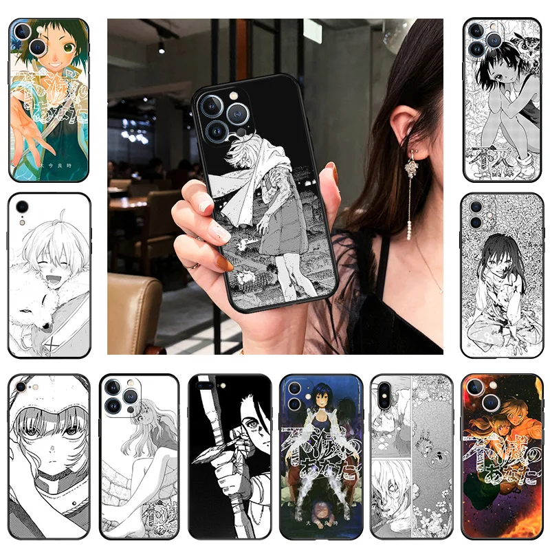 Anti-Drop Soft Phone Case For iphone 16Plus 11 12 13 Mini 14 15 16 Pro XS Max XR 7 8 Plus 16Pro To Your Eternity Anime Cover