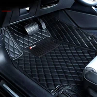 Alfombrilla de cuero personalizada para coche, accesorio para Volkswagen, todos los modelos, Polo, Golf 7, Tiguan, Touran, Jetta, CC, Beetle, Ww, 100%
