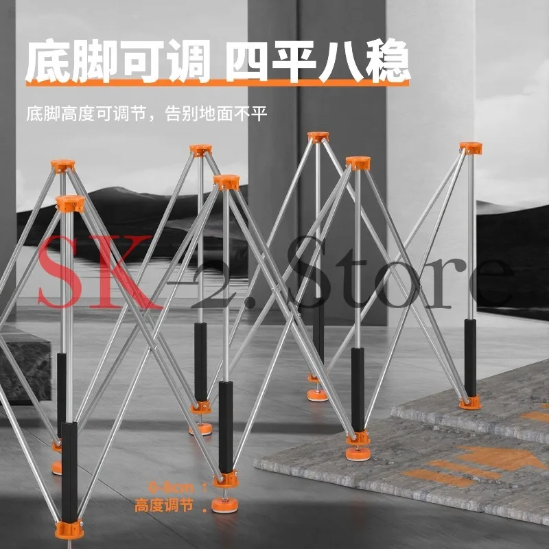 Medium Crossbow Spider Leg Worktable Woodworking Receiving Rack Aluminum Alloy Folding Telescopic Console Multifunctional