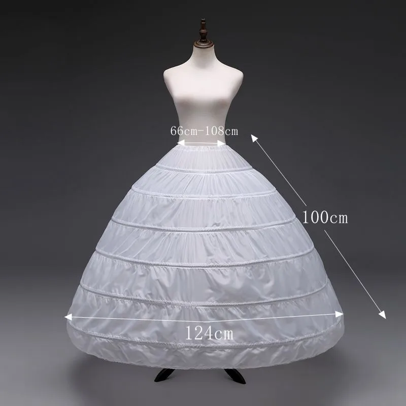 Bridal Wedding Petticoat Hoop, Crinolina, Prom Underskirt, Fancy Skirt Slip, Muitos estilos, Venda quente