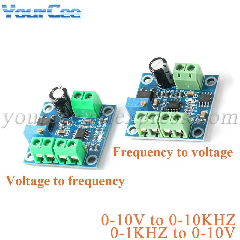 PWM Frequency to Voltage Converter Board Module 0-1KHz to 0-10V 0-10V to 0-10KHz PWM Frequency to Voltage