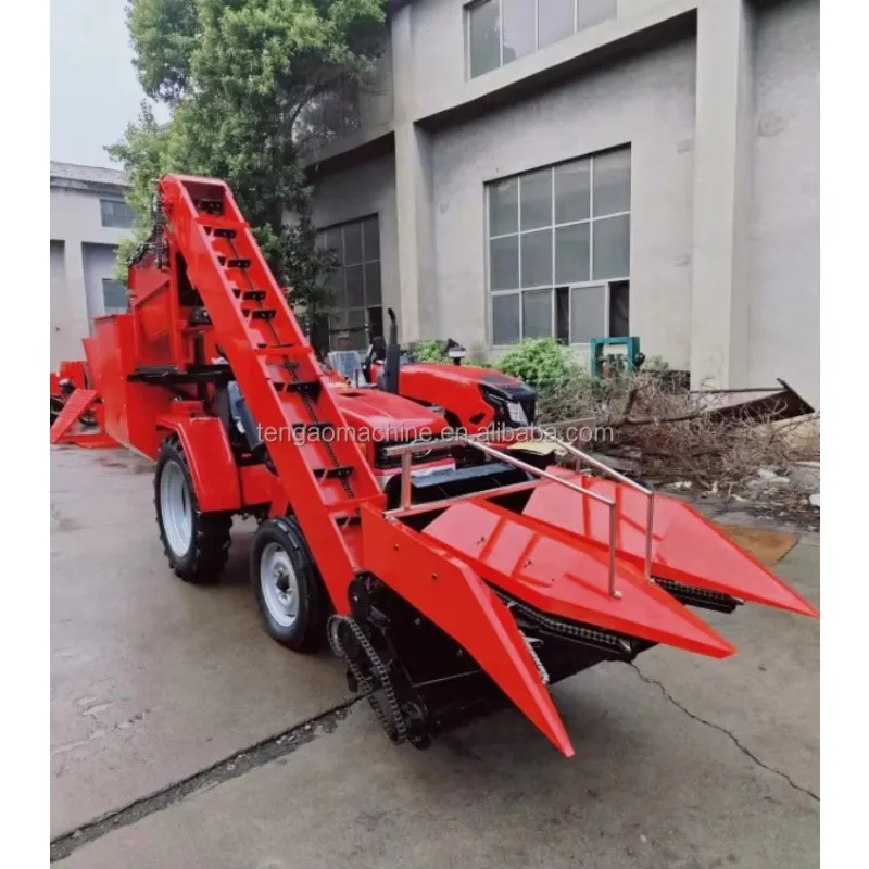 Diesel Knapsack Maize Thresher Corn Thresher Farmland Widely Used Self Propelled Corn Harvester Two/three Row Corn Harvester