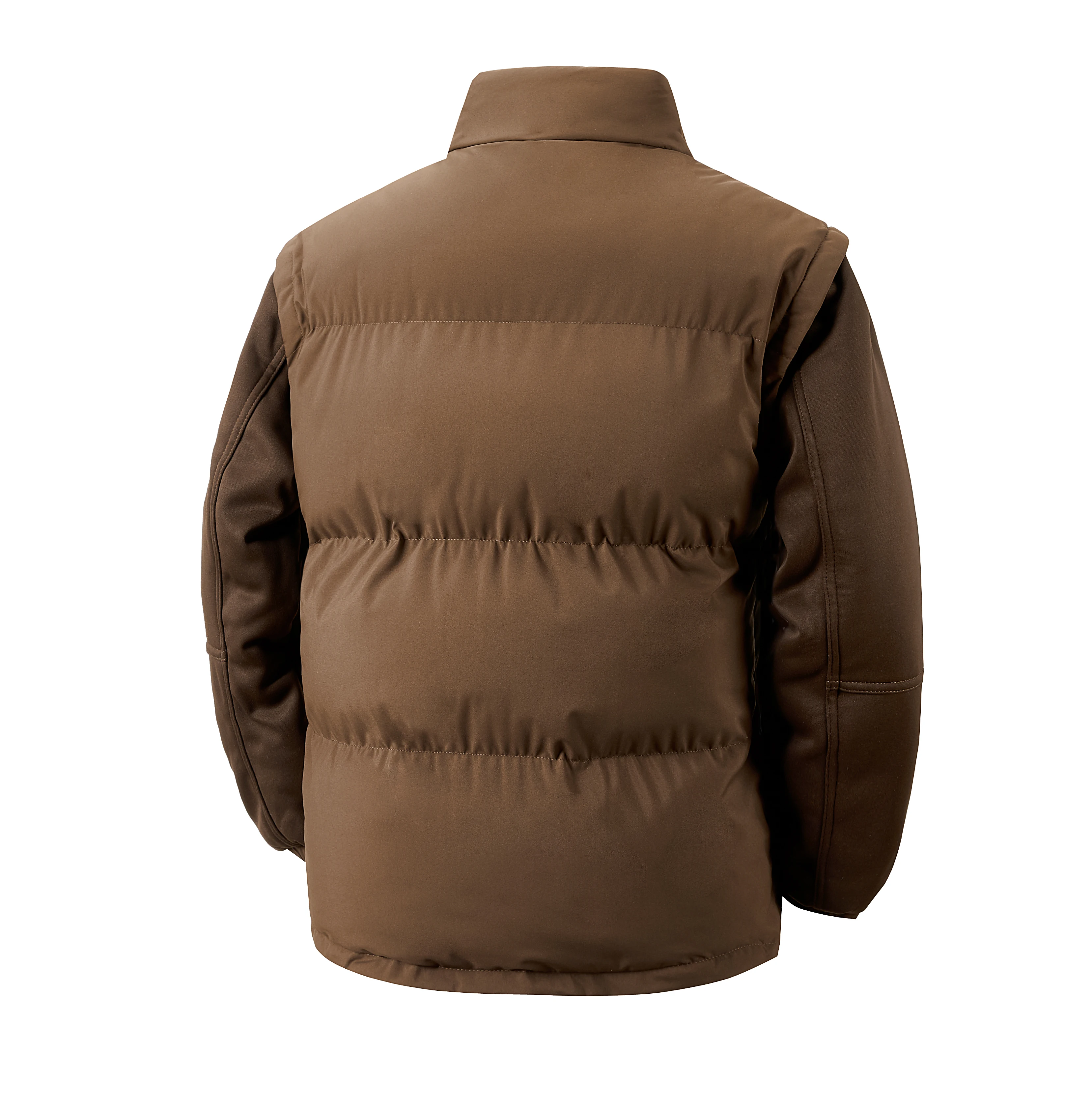 A new double-sided cotton-padded jacket for men in the autumn and winter of 2025, featuring lamb fleece for couples