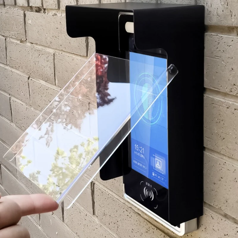 High-quality Anti-Rain Cover for Facial Recognition Access Control Machine with Sun Shade Anti-glare and Waterproof Cover