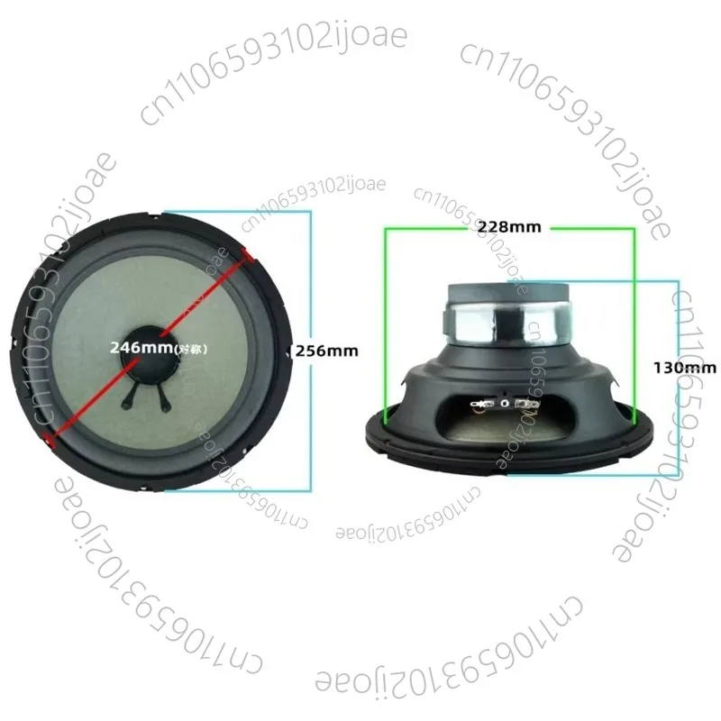 High-power dual magnetic card bag speaker 10-inch woofer 10-inch speaker