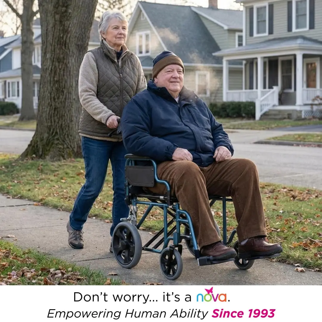 Heavy Duty Bariatric Transport Chair with 400 lb. Weight Capacity, 22” Extra-Wide Seat with Locking Hand Brakes,, Customized