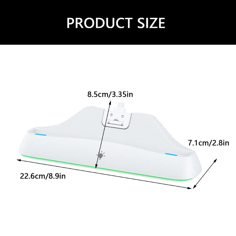 Estação carregamento suporte com luz e luz indicadora suporte carregamento rápido k1kf