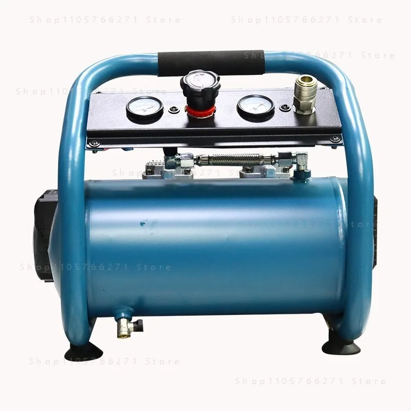 Industrial high-power air compressor rechargeable wireless lithium battery air compressor dual barometer power tool parts