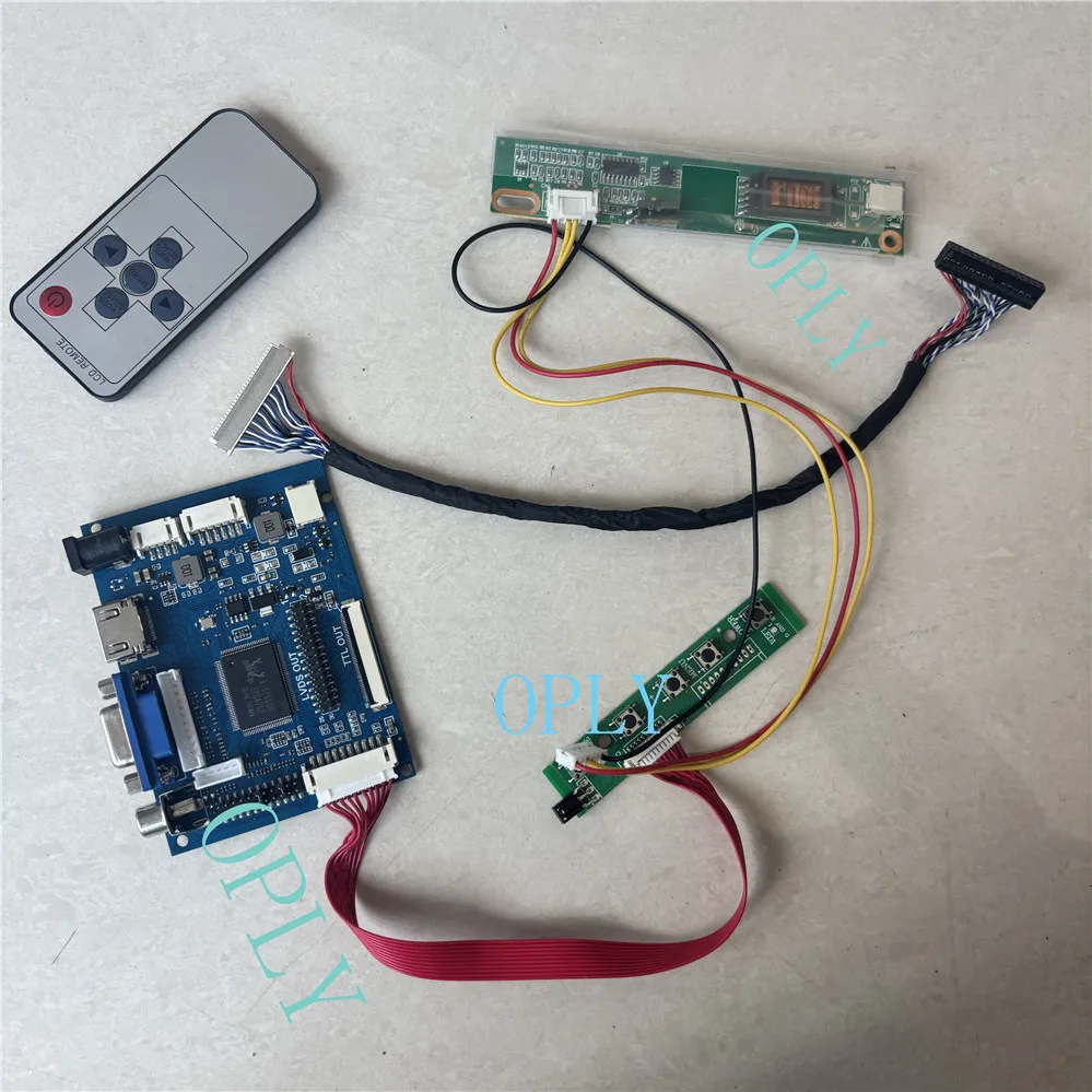 AV VGA  HDMI-compatible Controller board for B154PW02 V0 B154PW02 V3 B154PW02 V2 B154PW02 1440×900 15.4