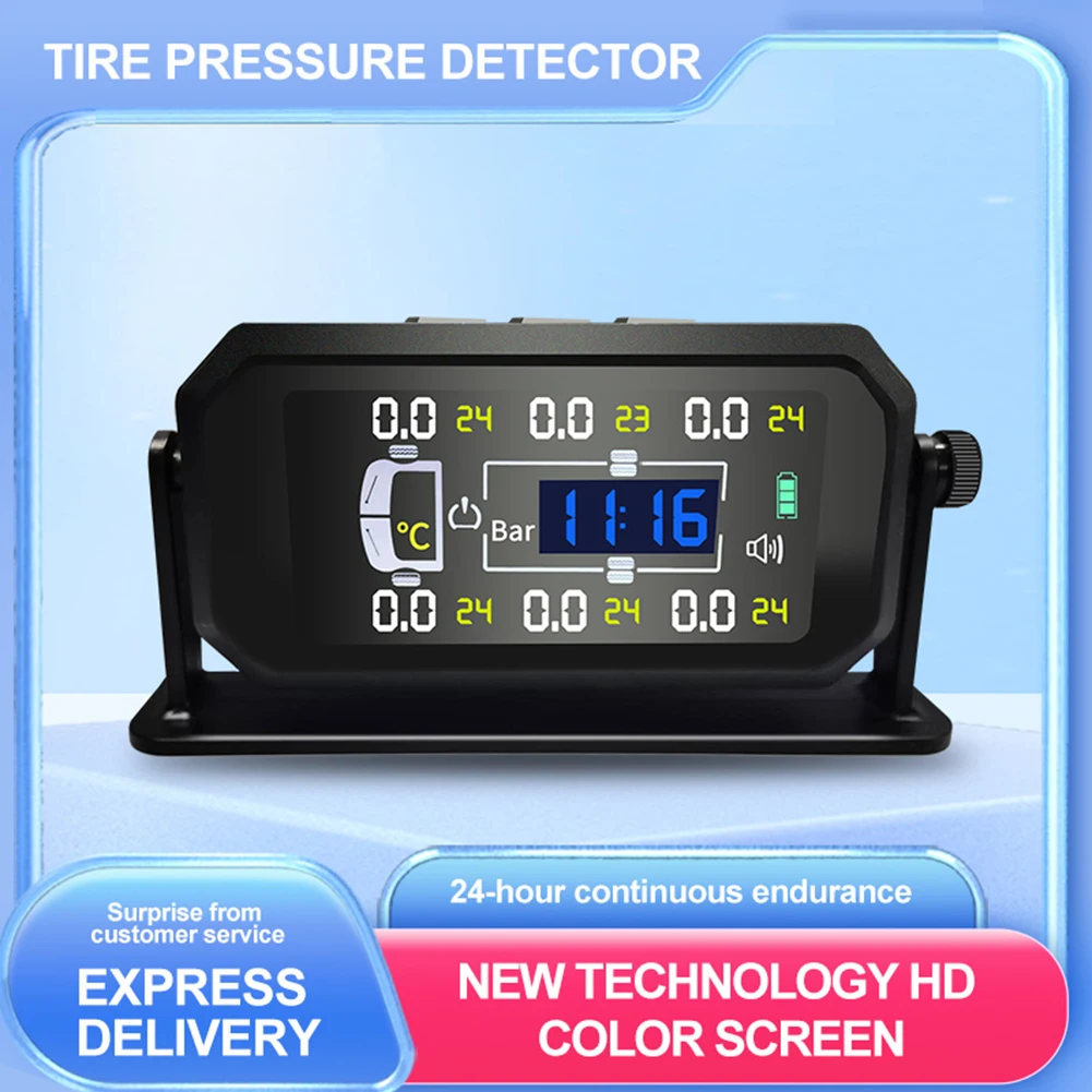 Transmission Frequency Caravan TPMS Truck Trailer Solar Tyre Pressure Monitoring System Pressure Monitoring System