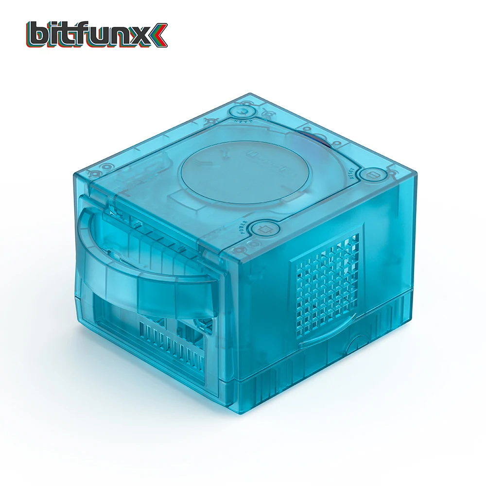 Bitfunx Gamecube NGC Wymienna przezroczysta obudowa do konsoli do gier Gamecube NGC GC