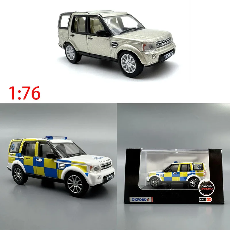 

OXFORD 1:76 Scale Discovery 4 Off-road Vehicle Simulation Alloy Car Model Static Display Collectible Gift Souvenir Decoration