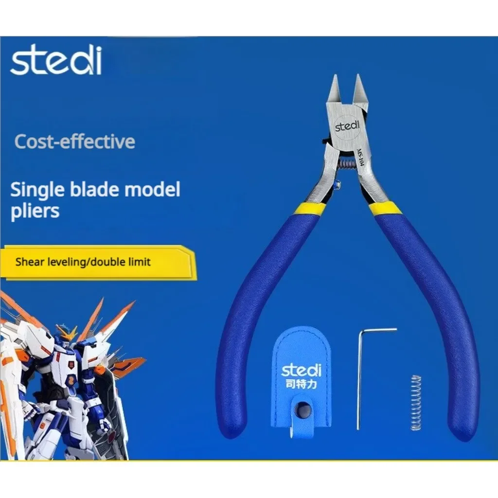 Stedi Single Edge Pliers for Gundam Model Plastic Nipper Military Assembly Tool Gunpla Cutter MS-104 Plier Model Assemble Tool