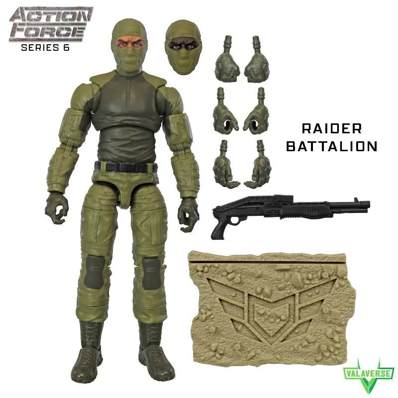 【มีสินค้าในสต็อก】 AF Original Thunder Squad Action Force 6 Wave Accessories Soldier 1/12 Mobile Doll Model Toy Boy Gift Collection