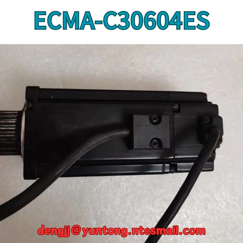 second-hand 400W servo motor ECMA-C30604ES test OK Fast Shipping