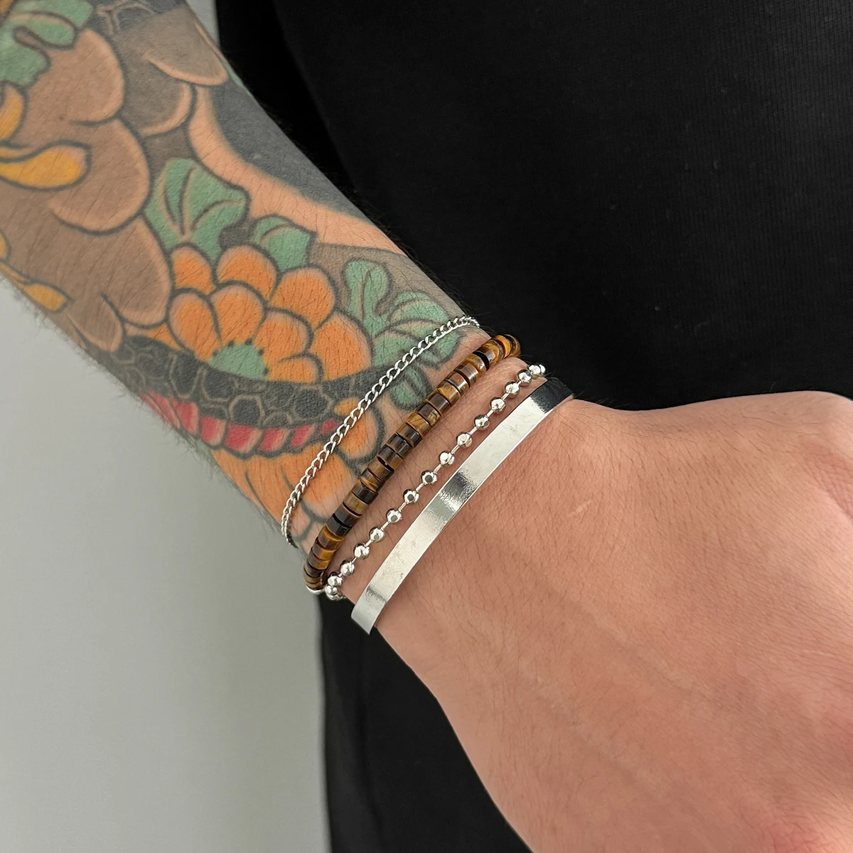 SHIXIN 4Pcs/set Vintage Handcr - Lobster Clasp Silver review and price