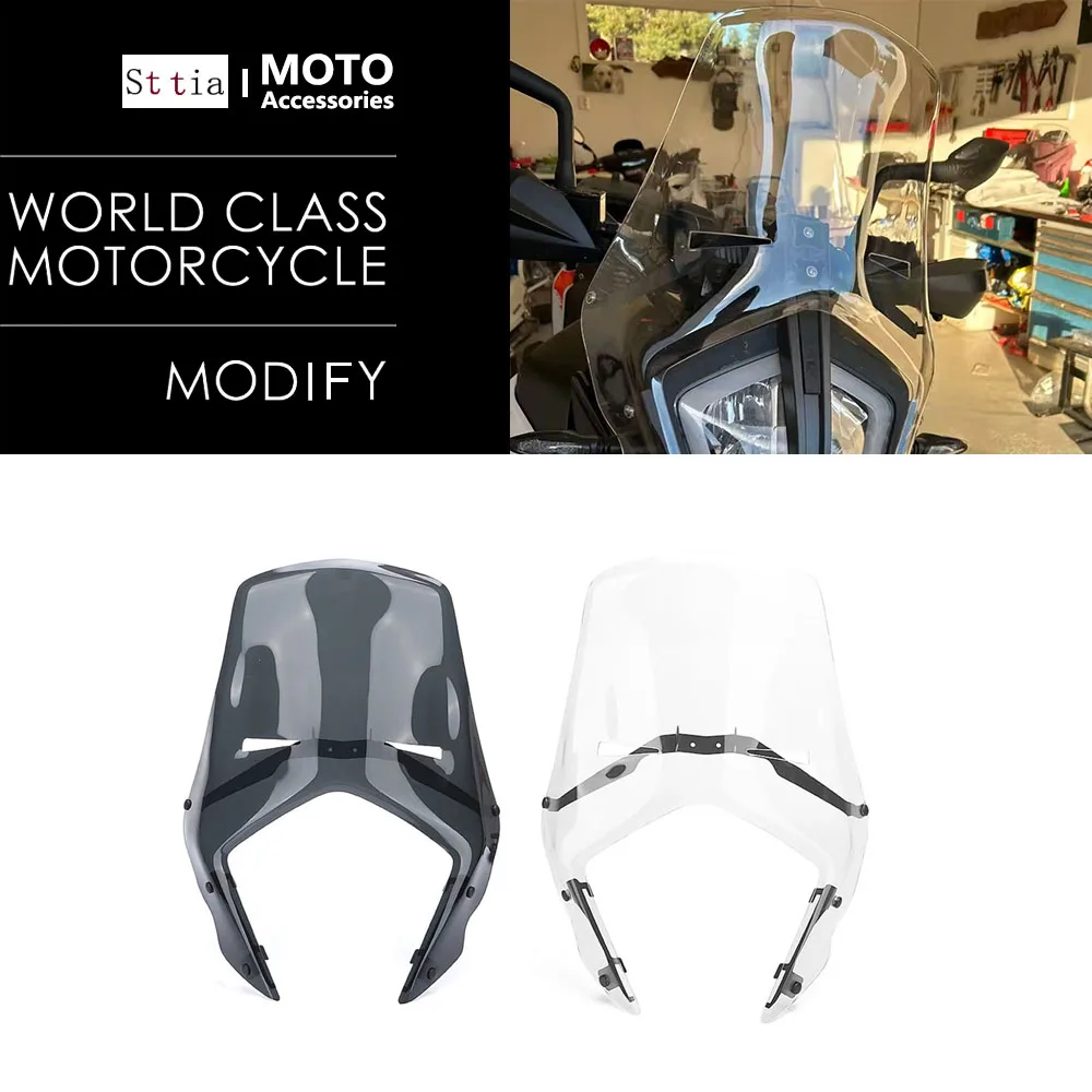 

Motorcycle Windscreen Windshield Shield Wind Deflector For KTM 390 Adventure 2017-2021 / 790 890 ADV 2017-2021